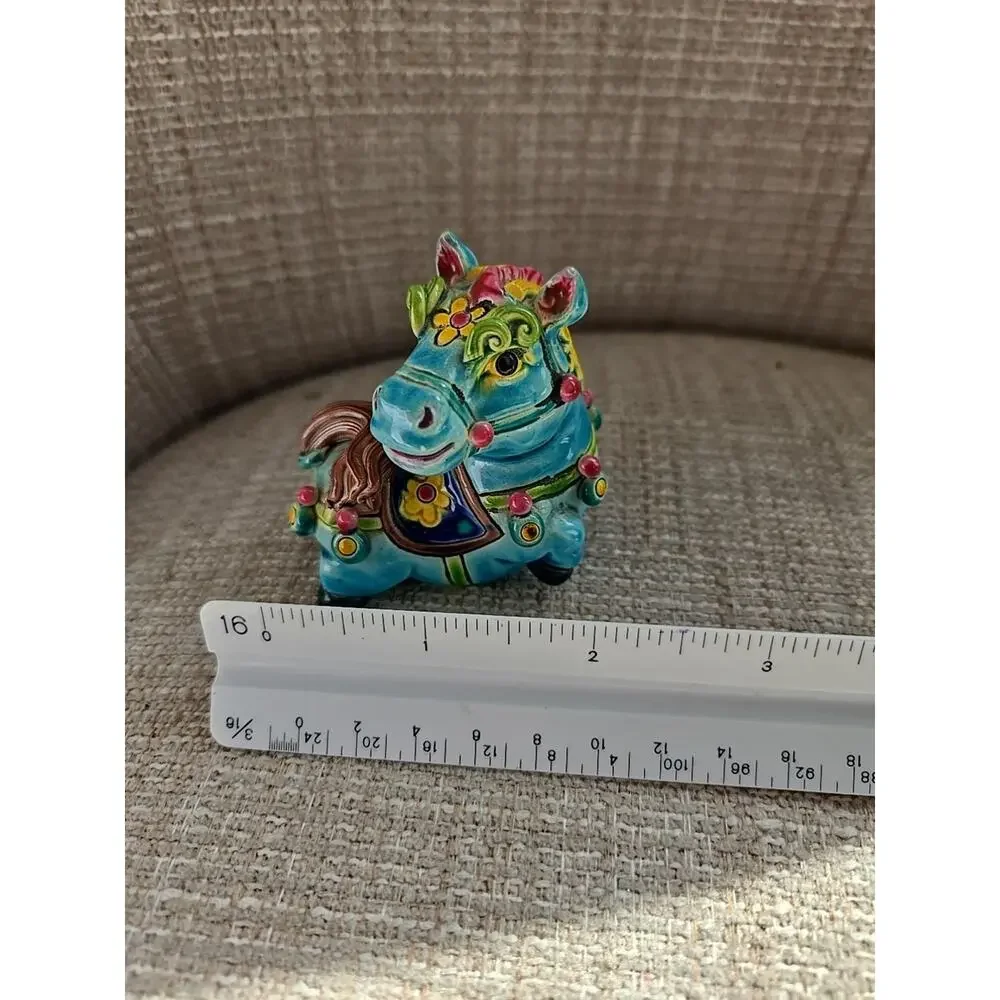 Taiwan Cochin Ware Horse Figure 2x2